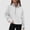 Grey, variant on Huaizzzy Womens Sweatshirts Half Zip Cropped Pullover Quarter Zipper Hoodies Fall Outfits Clothes Thumb Hole Asymmetric Zip Jacket Women Fashion Top Light Hoodies Women Full Zip Workout Top Winged
