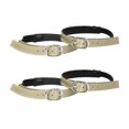 thumbnail image 1 of Unique Bargains Women's Solid Color Elastic Detachable Buckle Shoe Ankle Straps Belt, 1 of 4