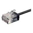thumbnail image 3 of Monoprice Micro SlimRun - Patch cable - RJ-45 (M) to RJ-45 (M) - 7 ft - UTP - CAT 6 - stranded - black, 3 of 4