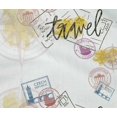 thumbnail image 4 of oneOone Cotton Flex Yellow Fabric Stamps & Direction Compass Travel Sewing Craft Projects Fabric Prints By Yard 40 Inch Wide, 4 of 4