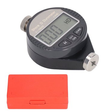 HLONK Digital Hardness Tester  Water Hardness Tester Digital Portable Durometer Wide Measuring Range Hardness Test Meter for Leather Rubber[D]