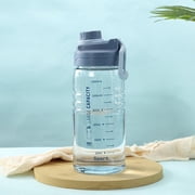 Rbaofujie Insulated Water Bottle Sports Water Cup Large-Capacity Water Bottle Fitness Cup Straw Kettle Outdoor 1500ml Super Large Space Cup Water Cup