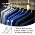 thumbnail image 2 of EIMELI 2pcs Balcony Pole Brackets Clothesline Rod Holder Wall Mounted Bracket for Clothes Hanger, 2 of 6