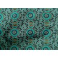 thumbnail image 4 of oneOone Cotton Poplin Fabric Leaves & Floral Block Print Sewing Fabric BTY 56 Inch Wide, 4 of 4