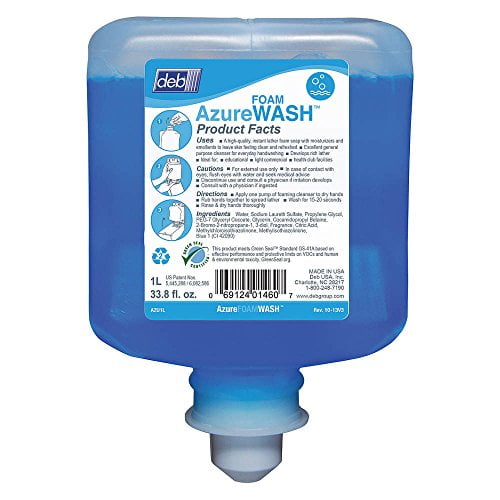 DEB-AZU1L - Deb Refresh Azure FOAM Wash 1000ml Refill, 6/CS by Deb Stoko