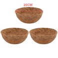 thumbnail image 2 of 3x Coco Liners Thick Liner for Flower Pot Flower Outdoor Coir Planter 20cm, 2 of 8