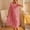 Watermelon Red, variant on Sakmal Cooling Moomoo Dresses for Women Knee Length Cute Slip Blue Mumu Dress Short Sleeve Floral Nightgowns for Women