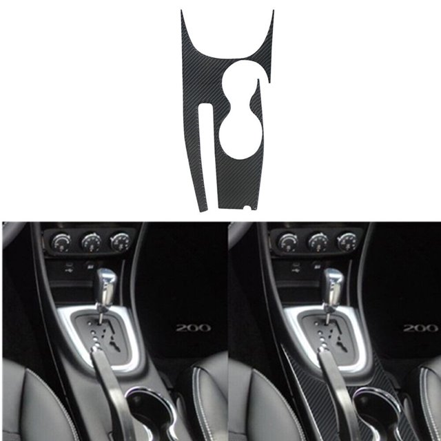 Carbon Fiber Center Cup Holder Panel Cover Trim for Chrysler 200 2011-2014