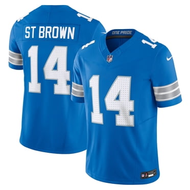 Men's Amon-Ra St. Brown Detroit Lions Nike Game Jersey - Blue