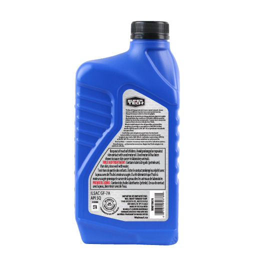 Huile moteur entièrement synthétique avancée Super Tech 5W-20, 946 ml