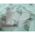thumbnail image 4 of oneOone Silk Tabby Fabric Leaves & Floral Block Printed Craft Fabric BTY 42 Inch Wide, 4 of 4