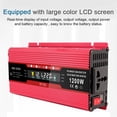 thumbnail image 2 of 1200W Car Power Inverter 12V to 110V AC Converter Solar Inverter LCD Digital Modified Sinewave, 2 of 8