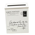 thumbnail image 4 of GUOOL Galvanized Wall Mounted Mail Mailbox Post Postbox Letter Letterbox Box Beige, 4 of 9