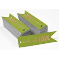 thumbnail image 2 of Inkdotpot Real Rose Gold Foil Made With Love Text Tags Favor Hang Paper Tags 50 Pieces, 2 of 6