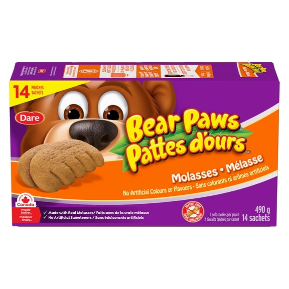 Bear Paws Molasses Cookies
