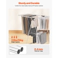 thumbnail image 3 of VEVOR 2-Tier Foldable Clothes Drying Rack with Sock Clips & 21 Drying Rods White, 3 of 9