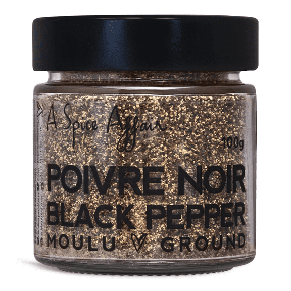 Poivre Noir Moulu A Spice Affair. Pot de 100 g (3,5 oz)