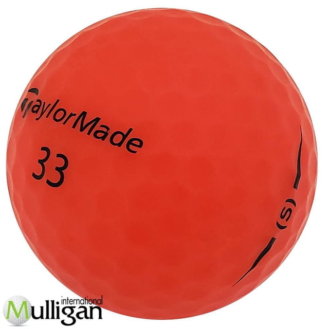 Mulligan - 48 Taylormade Project (s) 5A Recycled Used Golf Balls, Red