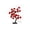 Rouge, variante sur Lampe Arbre de Roses, Lumière Rose LED, Veilleuse Romantique, Lampe de Table Décorative Alimentée par USB pour Chambre, Déco de la Saint-Valentin, Ornement d'Ambiance à la Maison