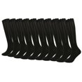 thumbnail image 1 of Estbridge 3 Pairs Zipper Compression Socks Thigh High 20-30 mmHg Compression Socks with Zipper Closed Toe Thigh High Compression Stockings for Women Men Swelling, 1 of 9
