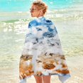 thumbnail image 4 of Microfiber Beach Towel 30x60 Inch Sandproof Quick Dry Lightweight Travel Towel for Swimming Pool Camping Yoga Picnic Absorbent Compact Multipurpose Bath Blanket for Beach,Pool,Gym,Spa,Outdoor, 4 of 4