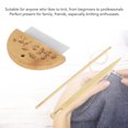 thumbnail image 4 of Weaving Loom Comb Set, Professional Wooden Loom Comb, Big Eye Needle, 4mm Crochet Needle, Easy to Use, Ideal Gift, 4 of 7