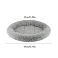 thumbnail image 2 of Round Cat Bed Soft Cat Donut Beds With Around Machine Washable For Kittens/Rabbits/Hamsters Boxes for outside Bar Pethouse Pole Mounted Hanging Pet Bath for outside Metal Pethouse on Stake Pet Food, 2 of 5