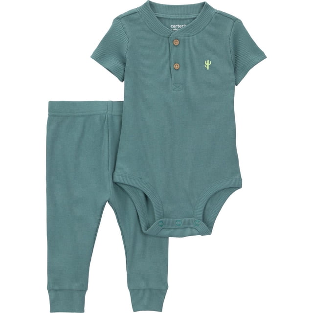 Carter's Child of Mine Gar Ensemble pantalon - Cactus vert