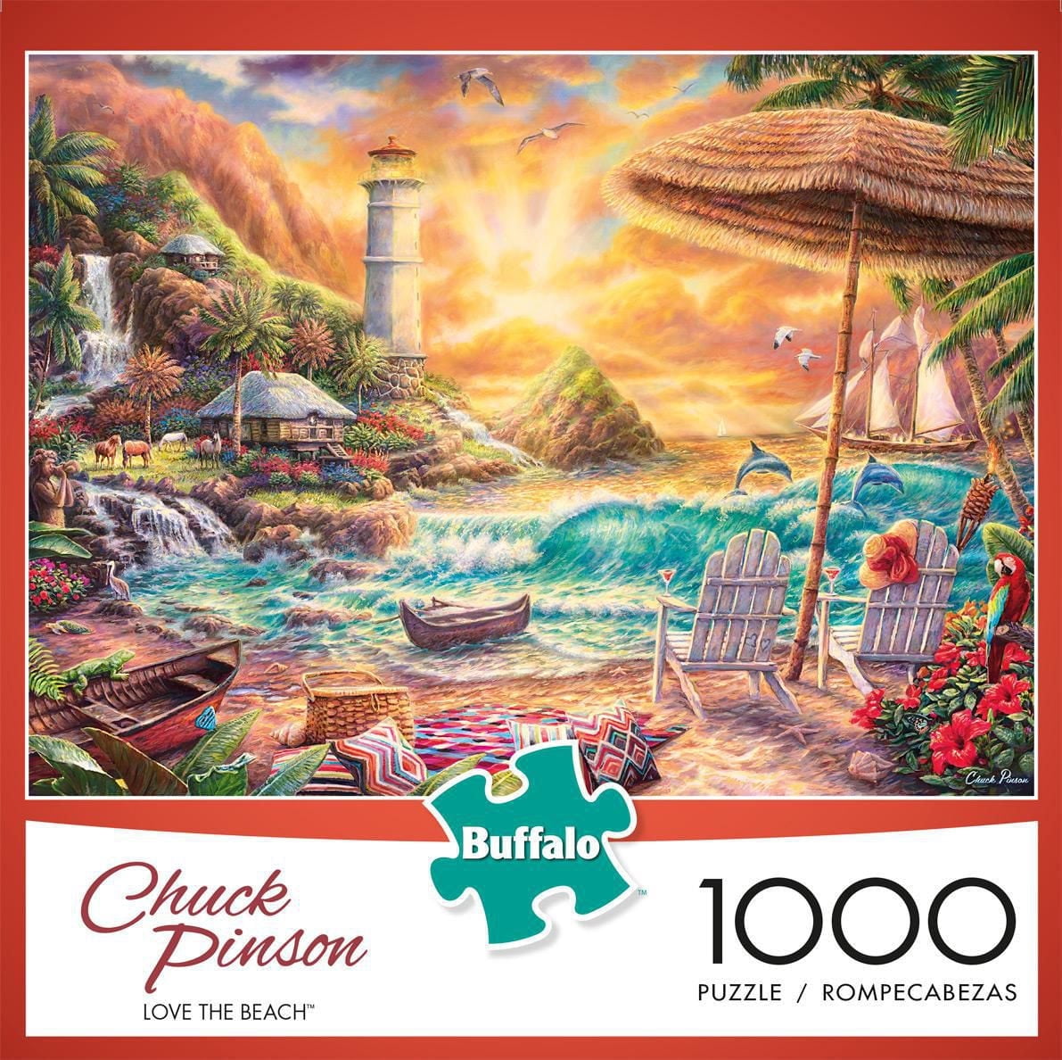 Buffalo Games Le puzzle Chuck Pinson Love the Beach en 1000 pièces