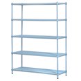 thumbnail image 1 of Design Ideas Étagère de Rangement en Métal à 5 Niveaux, Bleu Ciel, 1 of 6