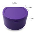 thumbnail image 3 of Denture Box Creative Denture Bath Case Denture Container with Basket Net Holder, 3 of 10