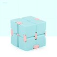 thumbnail image 1 of 4 Pcs Infinity Cube Toy Stress Reducer for Adults and Kids to Relieve Anxiety and Stress, Mini Creative Folding Fidget Cube Puzzles Toy for Killing Time（Blue）, 1 of 8