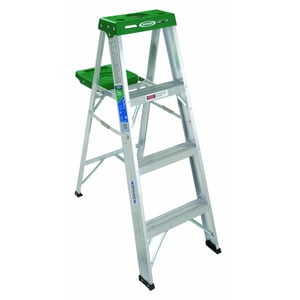 Werner 354 des échasses, 4 pieds, vert, rouge