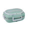 thumbnail image 2 of Wzzjkit Three Compartments Leakage Proof Heating Electrical Lunch Box Plug in Heat Preservation Two in One Lunch Box, 2 of 6