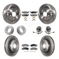 thumbnail image 1 of Transit Auto Roulements de Moyeu de Roue avant Arrière Assemblage Rotors de Frein à Disque et Coussinets en Céramique Kit de Chaussures (10 Pcs) pour Voiture 2012 Ram 1500 4WD avec Roues à 5 Crampons - Côté Gauche Droit (Conducteur Passager) KBB-110736, 1 of 2