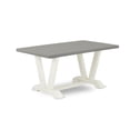 thumbnail image 3 of Pemberly Row 7-Piece Dining Set with Baby Blue Chairs and Cement Table Finish, 3 of 6