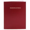 thumbnail image 1 of BookFactory Red A4 Engineering Notebook - 168 Pages (5mm Engineering Grid Format) A4 (210mm x 297mm) Red Cover Section Sewn Hardbound Engineering Lab Notebook (EPRIL-168-4GS-A-LRT4), 1 of 4