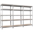 thumbnail image 1 of Patiojoy 5-Tier Industrial Steel Storage Shelves Garage Rack with Adjustable Shelves Sliver, 1 of 6