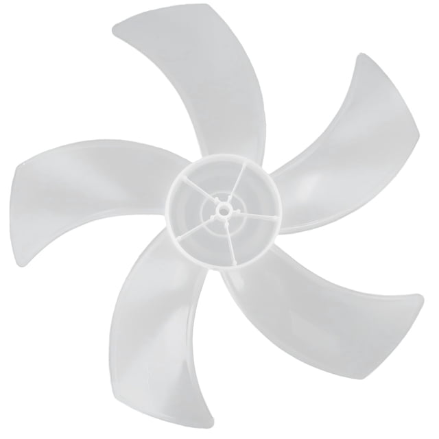 16 Inch Household Plastic Fan Blade Five Leaves with Nut Cover for Pedestal
