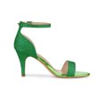 thumbnail image 3 of BLISSFUL STEP Sandales à Talon Aiguille à Brides Pailletées pour Femme Vert (Taille 7), 3 of 7