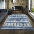 thumbnail image 1 of Casavani Bedroom Floor Rug Living Room Carpet,Blue 9x9 feet, 1 of 6