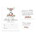 thumbnail image 1 of Inkdotpot Set Of 30Deer Jungle Animals Baby Shower Invitations-Diaper Raffle Tickets And Baby Shower Book Request Cards Gender Neutral Invites Its A Boy Its A Girl, 1 of 1