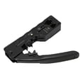 thumbnail image 1 of Cable Crimping Tool, Multifunction Adjustable Crimping Mode RJ45 Crimp Tool High Carbon Steel  for Cat7a, 1 of 8