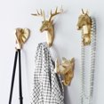 thumbnail image 4 of Ruiboury Animal Head Key Hook Sturdy And Durable Construction Adds Touch Of Whimsy Retro blue (deer) 1Set, 4 of 6