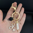 thumbnail image 2 of Nouveau Porte-Clés Médecin Outil Médical Anneau de Clé Seringue d'Injection Stéthoscope Casquette d'Infirmière Porte-Clés Cadeau Médical Bricolage Bijoux Fait Main, 2 of 5