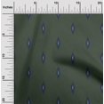 thumbnail image 1 of oneOone Popeline de Coton Tissu Imprimé Ikat Abstrait BTY 42 Pouces de Large, 1 of 4