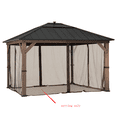 thumbnail image 3 of SUNJOY  Moustiquaire Filet pour gazebo de 11 pi × 13 pi, 3 of 5