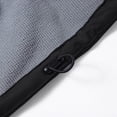 thumbnail image 4 of Mceream Raincoats for Men Casual Solid Color Windbreaker Drawstring Jackets Fashion Functional Pockets Coats Climb Travel Plus Size Outwear Chaqueta TéRmica Para Hombre White XXXL, 4 of 8
