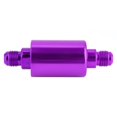 thumbnail image 4 of Filtre à Carburant en Aluminium de Haute Qualité Universel Voiture Modification Auto AN6 Violet, 4 of 9