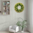 thumbnail image 3 of Spring Wreaths for Front Door, Summer Wreaths for Front Door, Plastic Colorful Wreath Spring and Summer Colorful Leaf Wreath Spring and Summer Decoration Gate Pendant, Spring Wreath for Front Door, 3 of 8